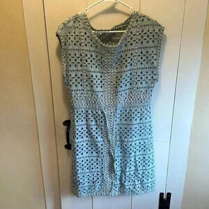 Madewell blue lace dress